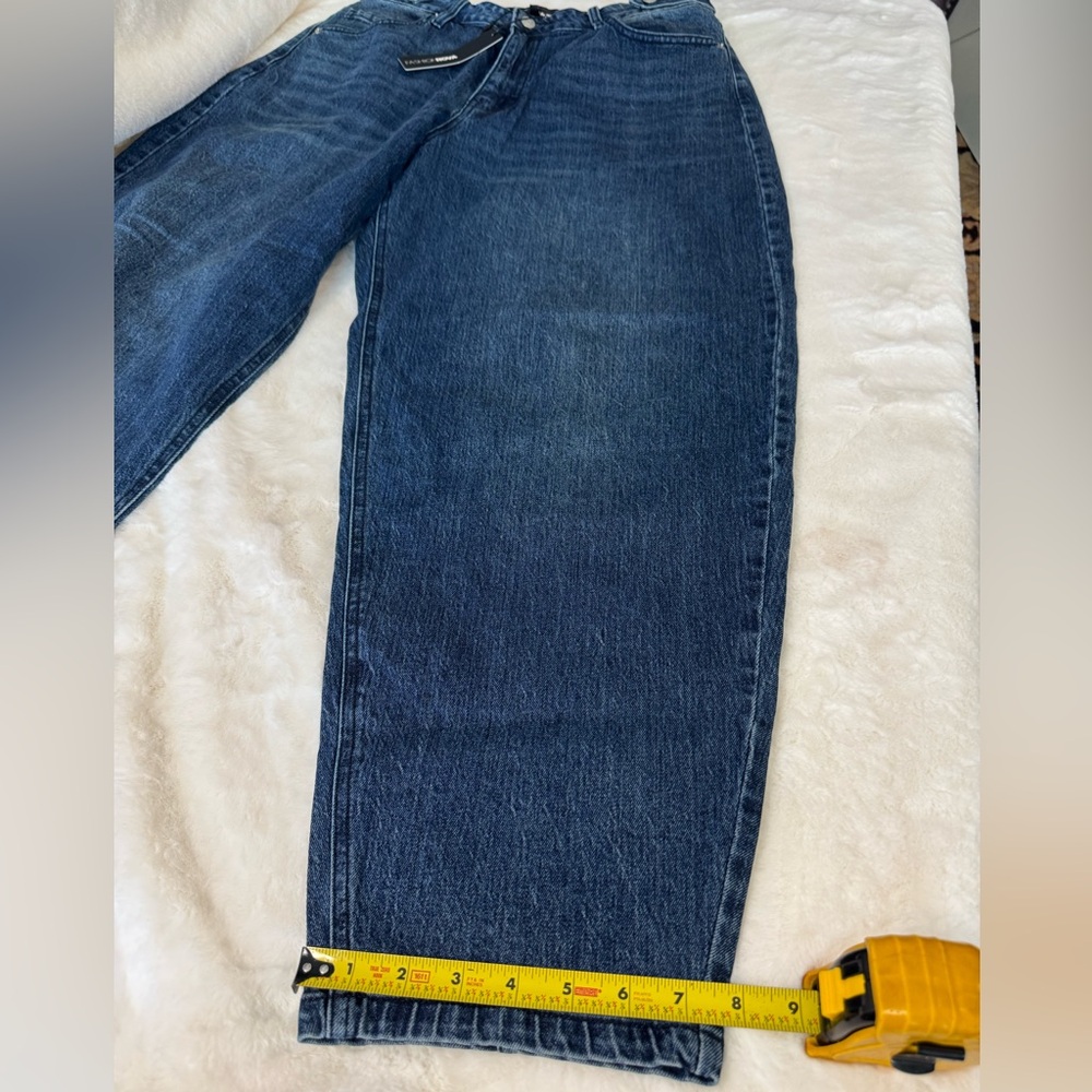 Fashion Nova ‘For the Record Stretch Taper Leg Jeans’, Blue- size 15 - Picture 15 of 16